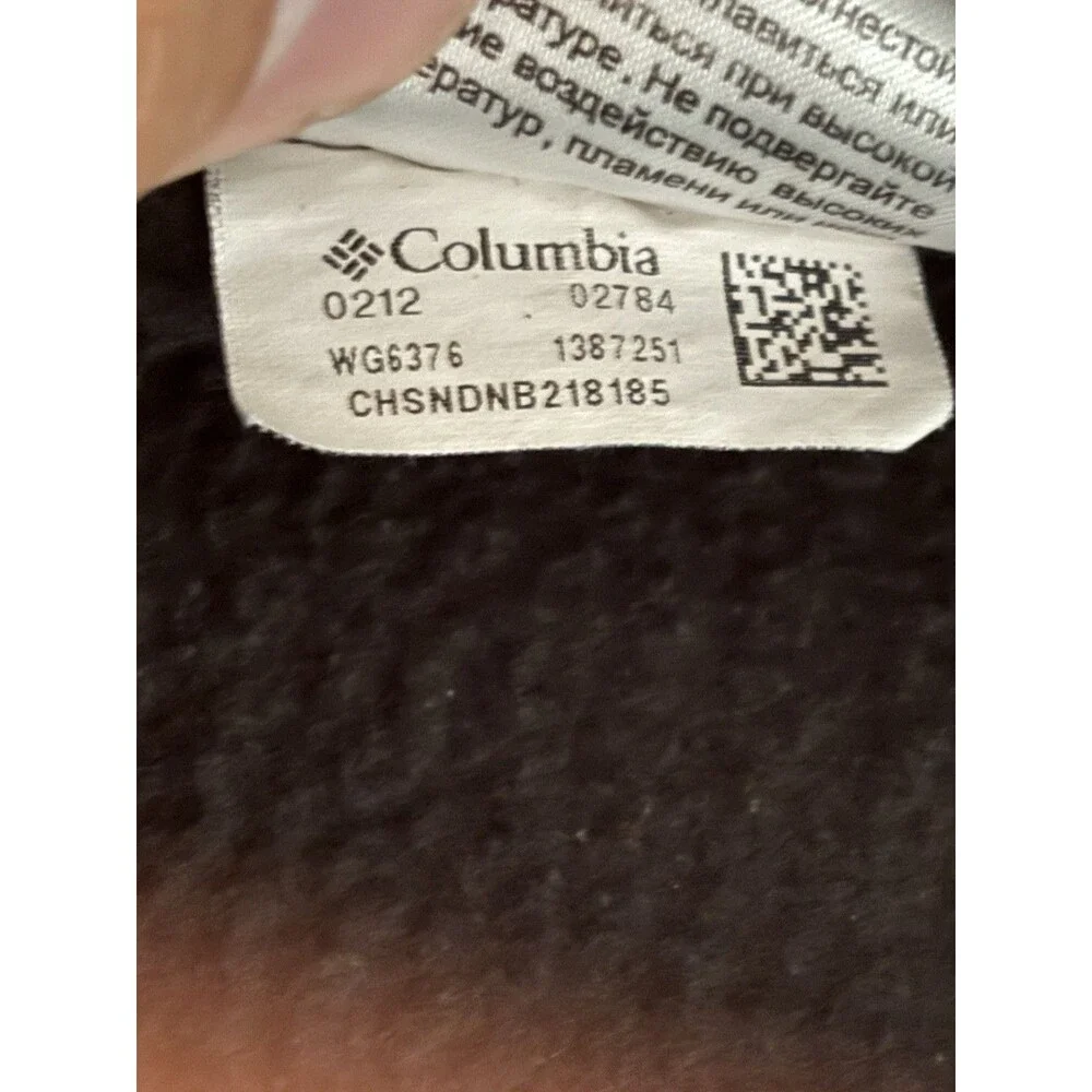 Columbia Benton Springs Black Full Zip Fleece Jacket Youth Size 18/20 (XL)
